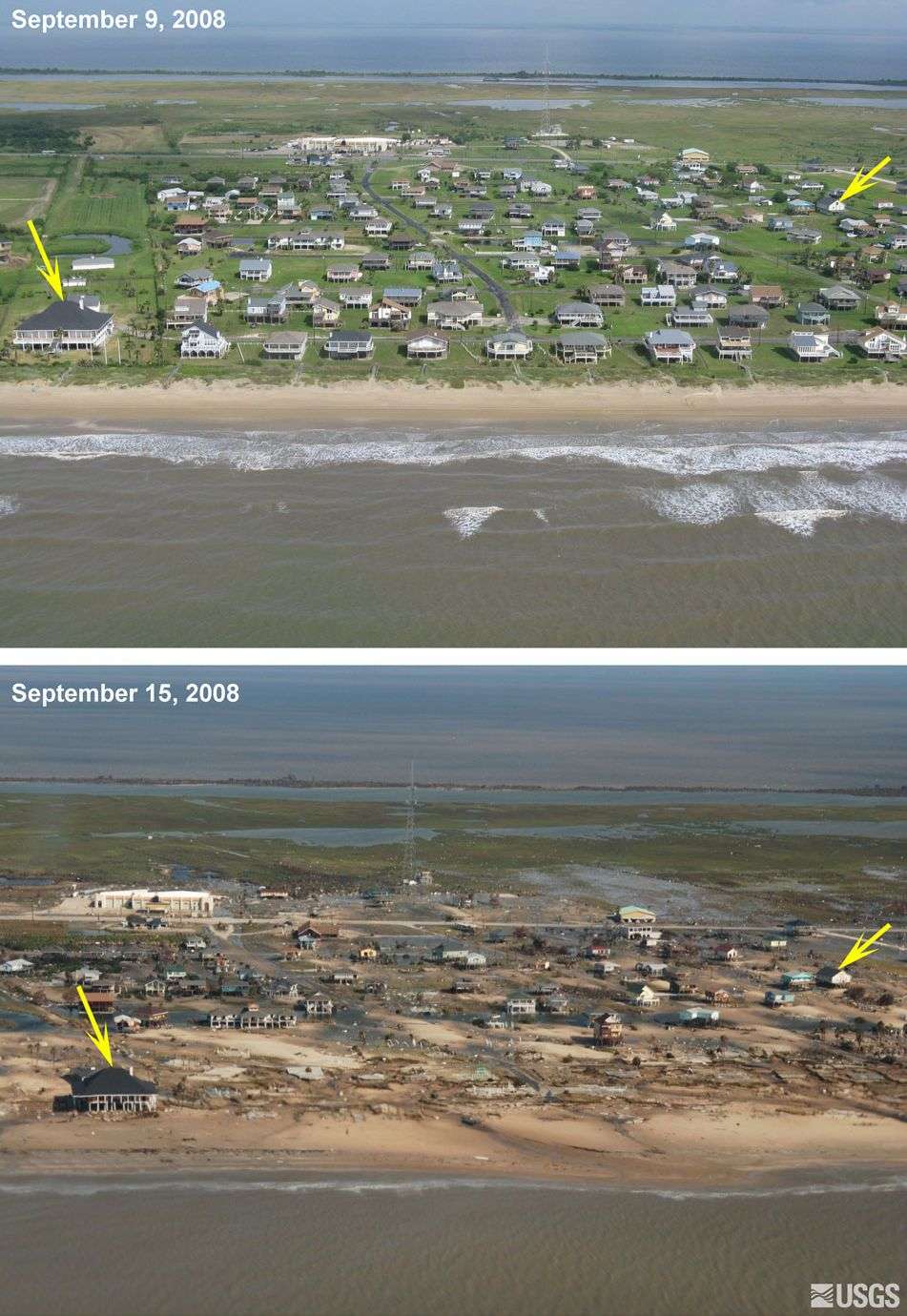 Ураган Айк. До і після (8 фото)
