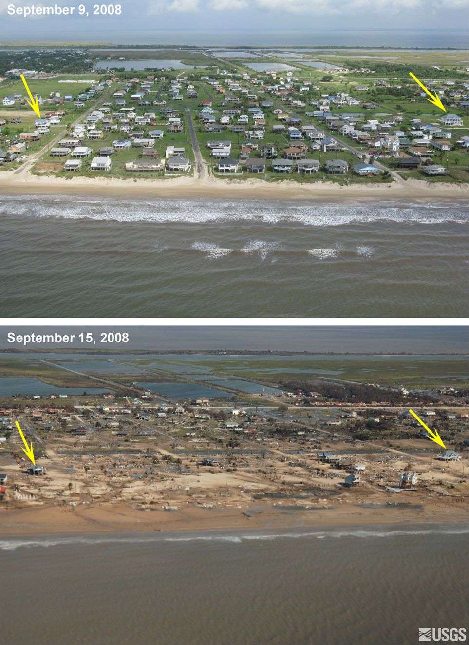 Ураган Айк. До і після (8 фото)