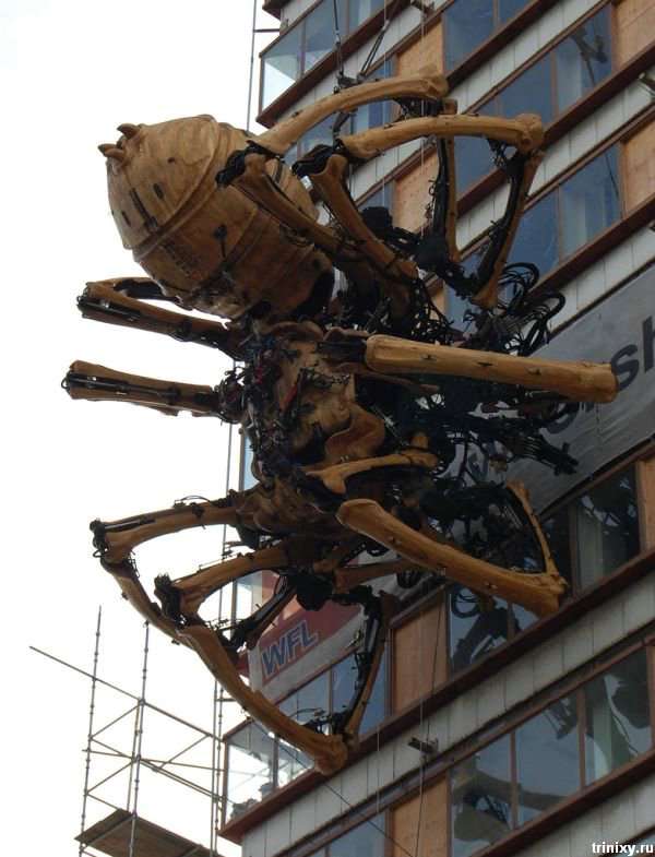 Гігантський павук в Ліверпулі (24 фото)