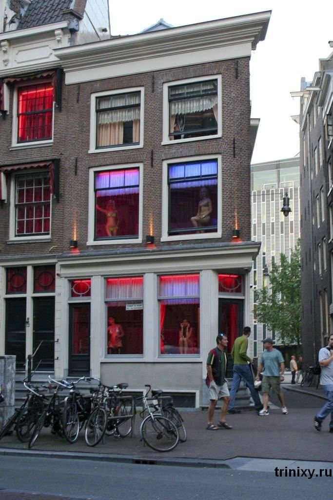 Квартал червоних ліхтарів в Амстердамі (40 фото)