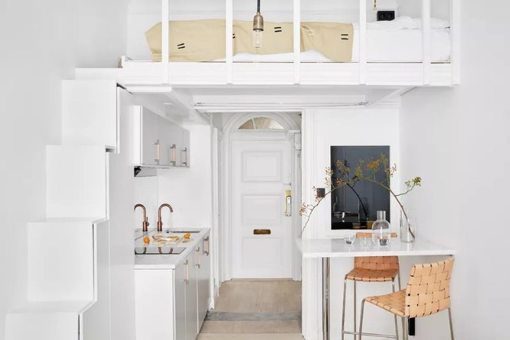 Спальня в небольшой квартире-студии: 10 идей для вдохновения интерьер и дизайн