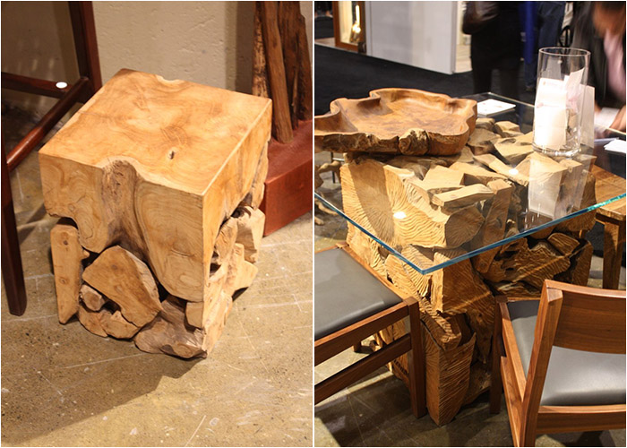 Уникальная мебель из дерева дерево в интерьере