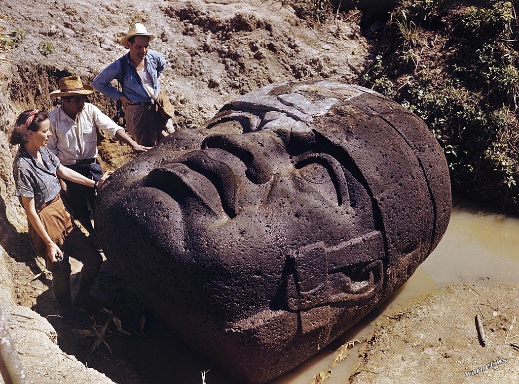 Что бы это значило? Так и неразгаданная тайна гигантских каменных голов древней цивилизации ольмеков археология