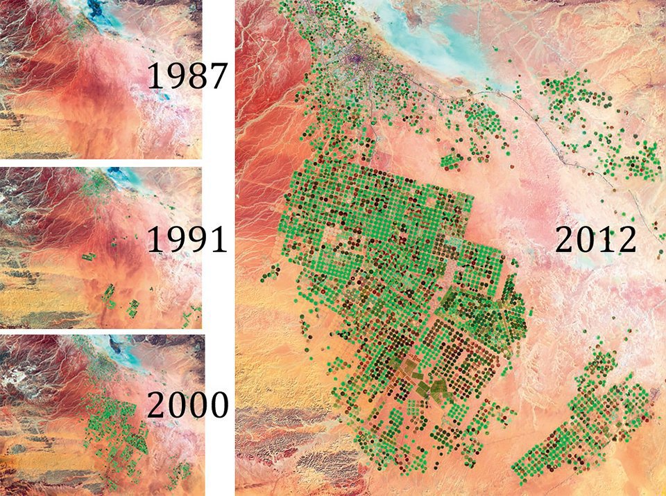 Снимки из космоса: Как люди осваивают и разрушают планету интересное