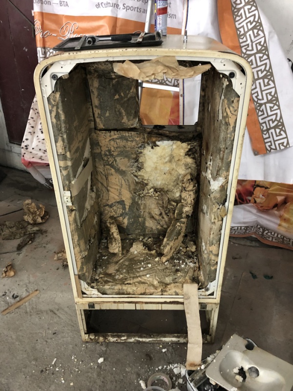 Восстановление старого холодильника 