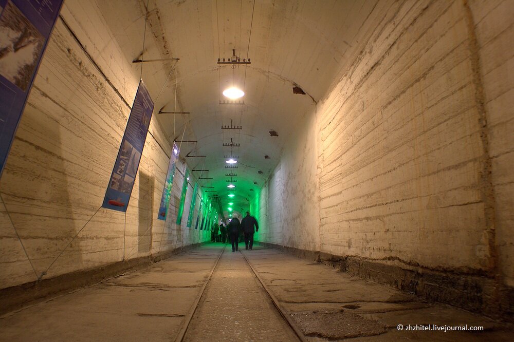 Секретное метро для подводных лодок в Крыму Балаклава